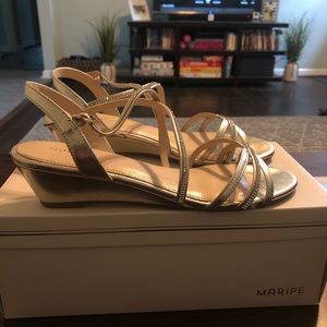 Maripe Gold Shoes